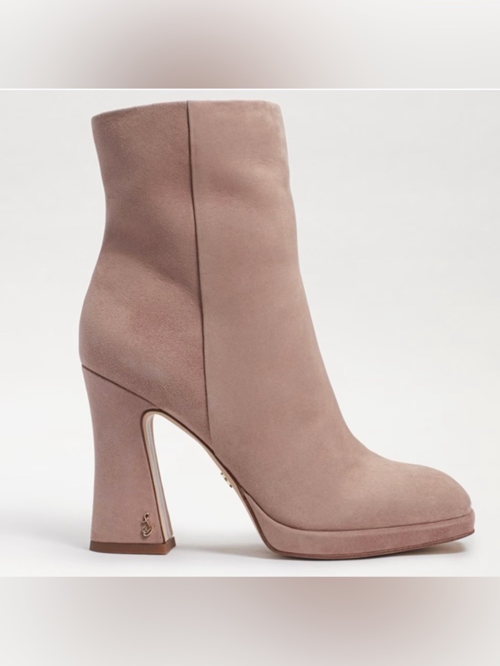 Sam Edelman Jaye Suede Heeled Boots Size 7,5